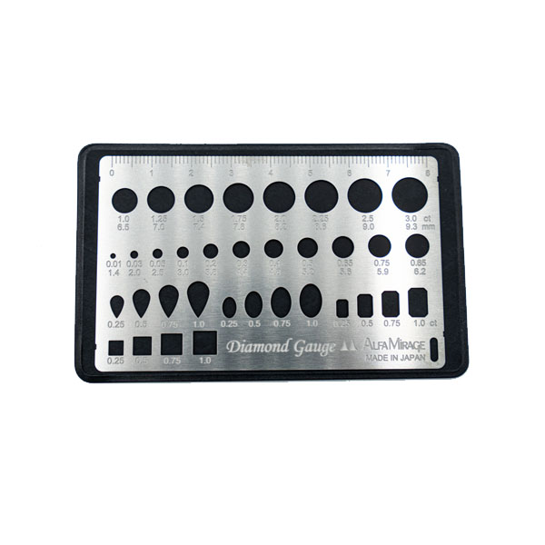 In de spotlights : Diamond Gauge - creditcard formaat